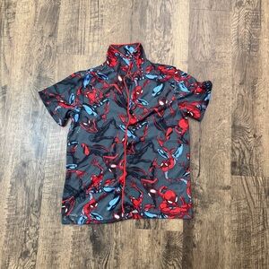 Marvel Red and Blue Spider-Man Graphic Shirt